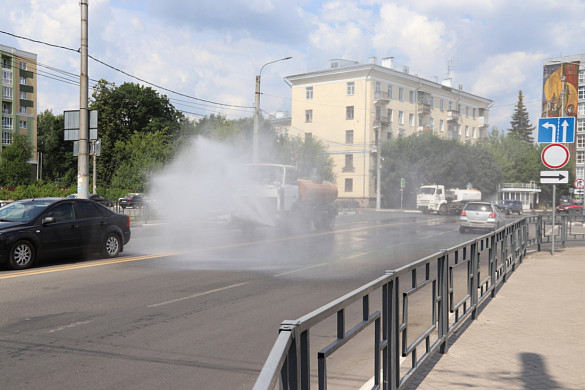 Поливалки в Иванове будут работать круглосуточно
