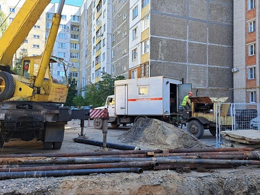  В Иванове капитально ремонтируют теплотрассу на улице Маршала Василевского