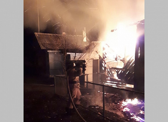  В Южском районе на пожаре погиб мужчина 