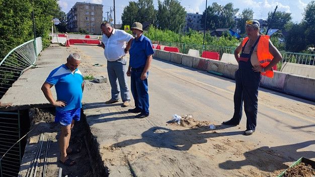 В Гавриловом Посаде начался капремонт моста через Ирмес