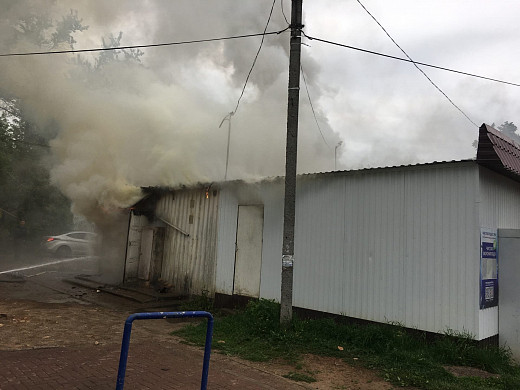  В Вичуге сгорел магазин с закусочной 