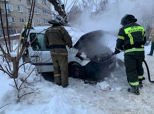  В январе в Ивановской области случилось 15 пожаров с транспортными средствами