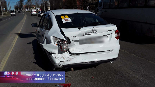В Кохме протаранили автомобиль с наклейкой «Z» 