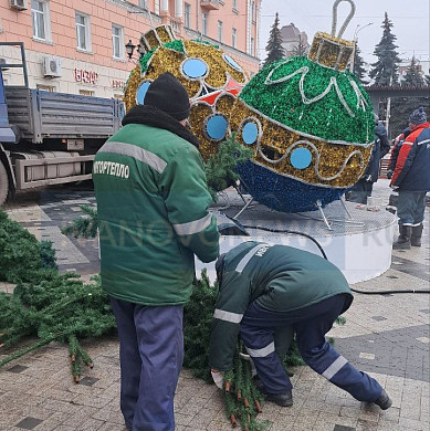  К выходным площадь Ленина в Иванове станет новогодней 