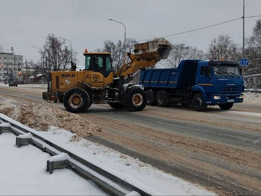 С начала зимы в Иванове вывезено свыше 25 тысяч кубометров снега