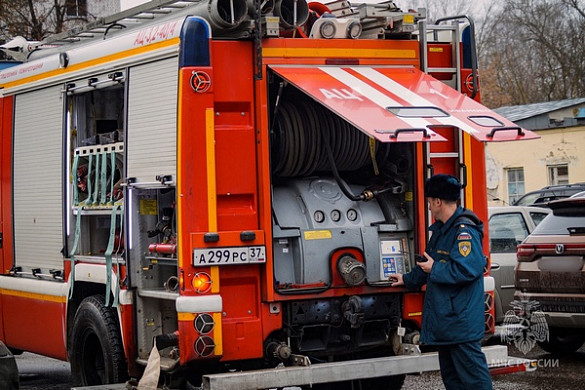  В 7-й ивановской больнице прошли пожарные учения 