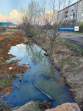 В Юрьевце на улице Титова устранили разлив канализационных стоков