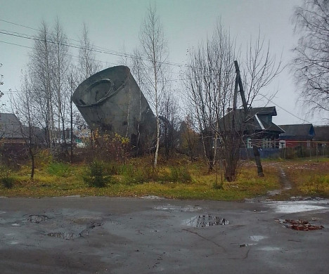  В Пучеже есть местная достопримечательность «Лазерная пушка» 