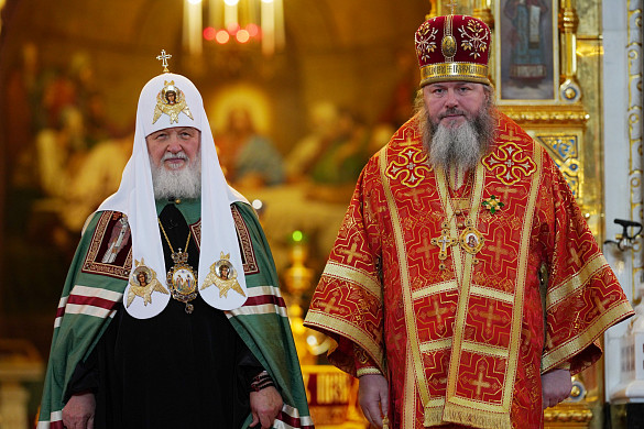 Патриарх Кирилл вручил высокие награды епископам из Ивановской области