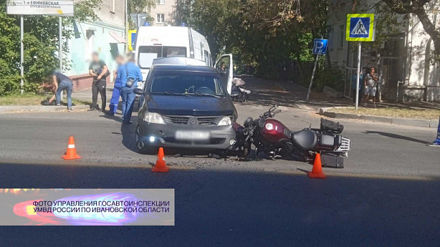 В Ивановской области произошло 6 аварий с двухколесным транспортом