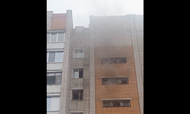 В Иванове произошел пожар в многоквартирном доме