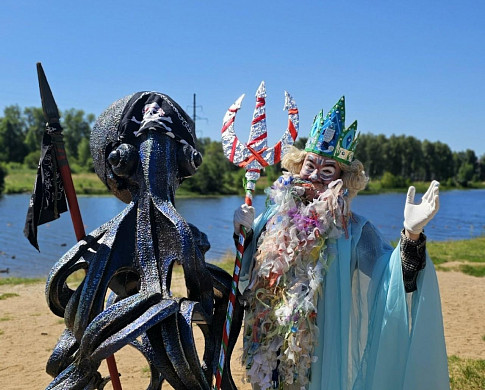 Мокро и весело. В Иванове июль проводят праздником Нептуна 