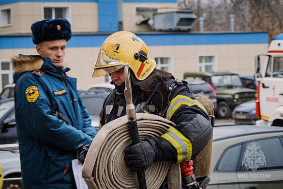  В 7-й ивановской больнице прошли пожарные учения 
