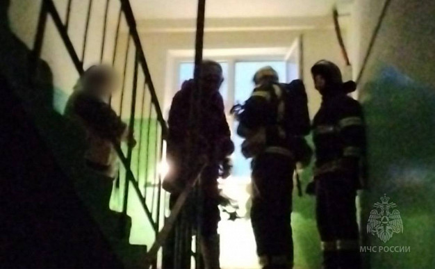 В Иванове из-за пожара пришлось эвакуировать подъезд