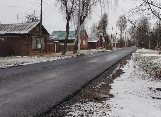 Спустя полгода в Иванове отремонтировали дорогу к школе 