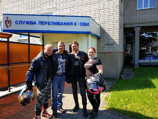  Ивановские байкеры-правоохранители сдали кровь 