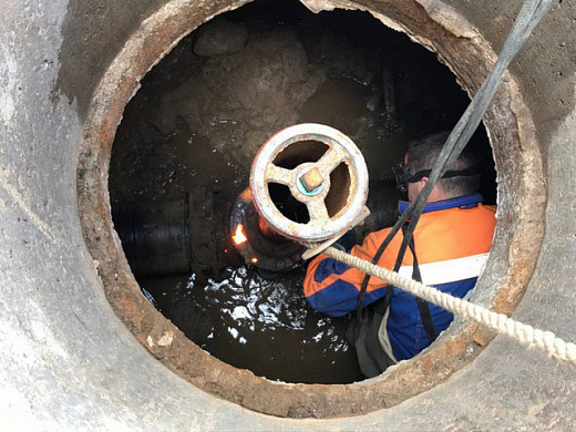 За неделю «Водоканал» устранил почти 40 протечек на водопроводных сетях