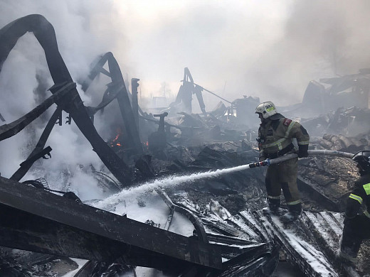 Названа предварительная причина пожара на кинешемском химзаводе