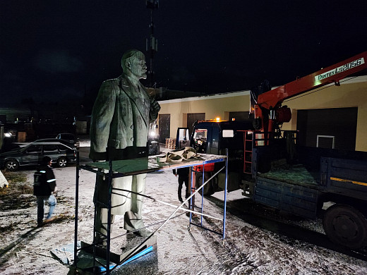 Скульптуру Ленина в Иваново установили на постамент