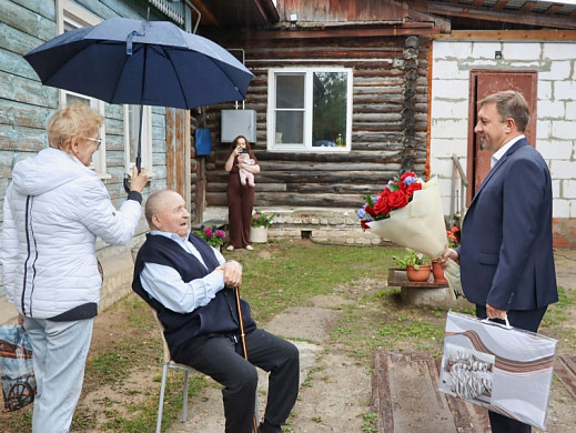 Ветеран Федор Семенович Шаронов из села Богородское отметил 100-летие