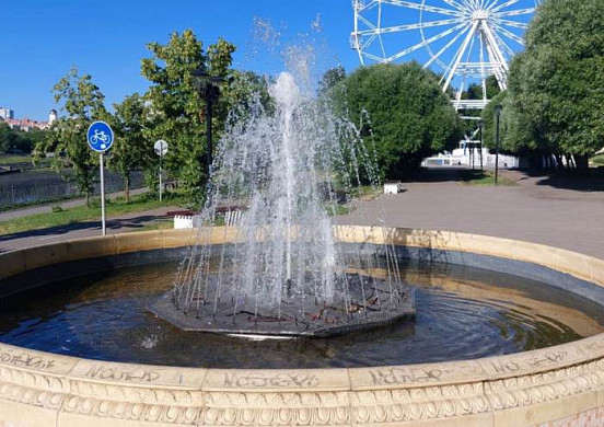 В Иванове работает только один фонтан