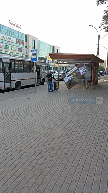 В Иванове вновь повредили остановку