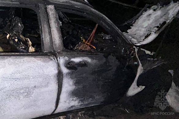 В Ивановской области сгорело два автомобиля