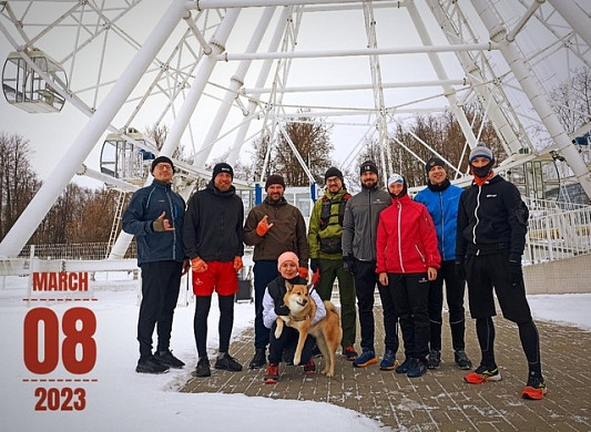 Ивановцы создали 8-километровое поздравление с 8 Марта
