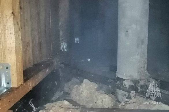 В Вичуге из-за неисправности печи сгорела баня
