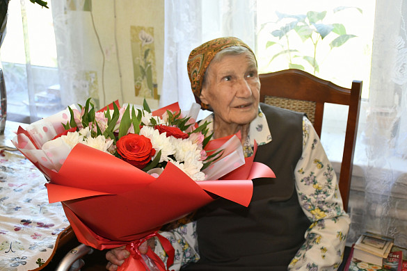 Труженица тыла из Шуи отметила 100-летний юбилей