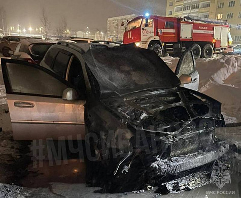  В Рождественском сгорел «Chevrolet Lacetti» 