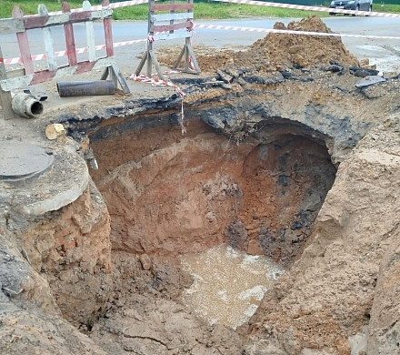 Часть Южи третий день остается без холодной воды из-за аварии