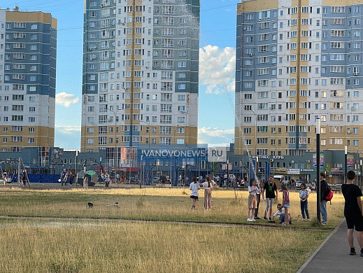В микрорайоне «Московский» в Иванове вновь забил фонтан