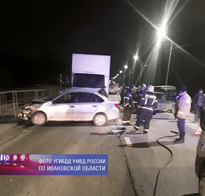 В Иванове произошла авария с 6 автомобилями