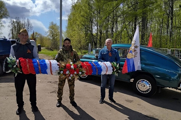 В Кинешме ко Дню Победы провели автопробег в поддержку участников СВО