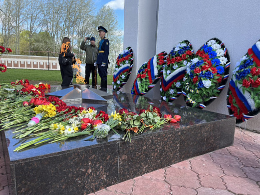 В Пучеже впервые зажгли Вечный огонь