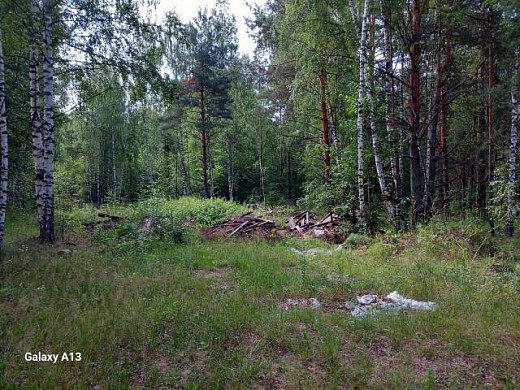 В Южском районе рядом с рекой свалка мусора
