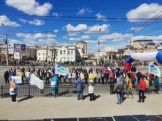 В Иванове состоялась 88-я первомайская эстафета «Рабочий край»