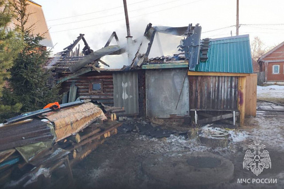 В Ивановской области погорели две бани 