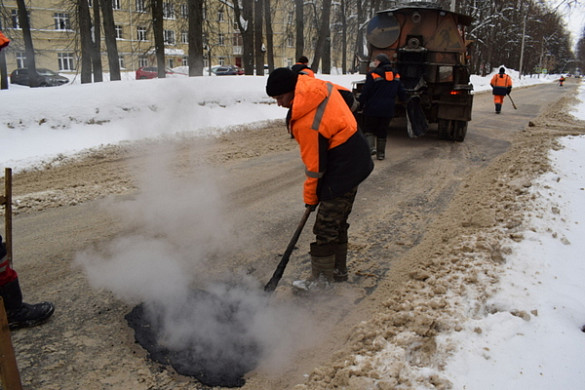  В Иванове с начала года проведен ямочный ремонт на 20 улицах 