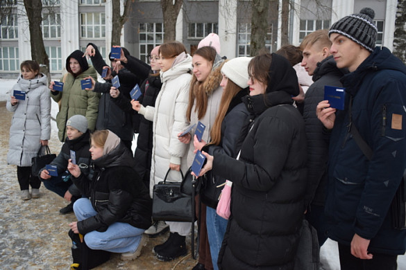 Ивановские студенты торжественно освятили зачетки