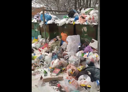  В Иванове сорваны графики вывоза мусора 