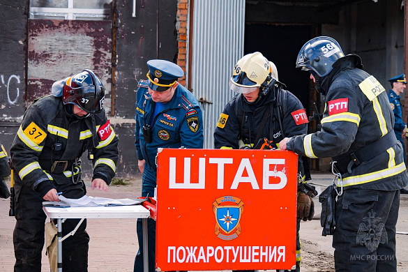 В Иванове потушили условный пожар в районе «Евролэнда»