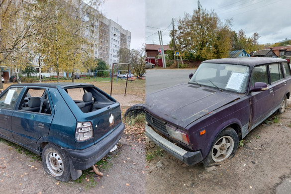Два брошенных автомобиля обнаружены в Иванове