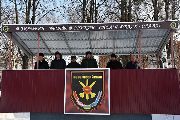 В шуйском гарнизоне прошло торжественное построение