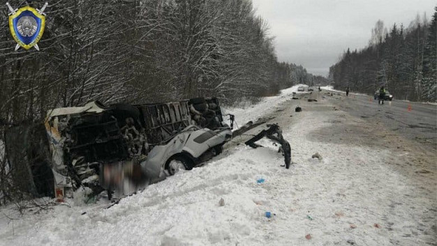 Ивановцы находились в автобусе, который попал в аварию в Белоруссии