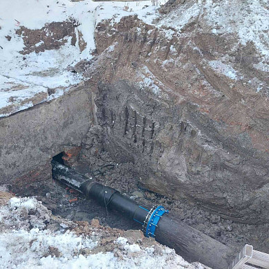 На улице Ударников в Иванове заменили более 600 метров труб водоснабжения