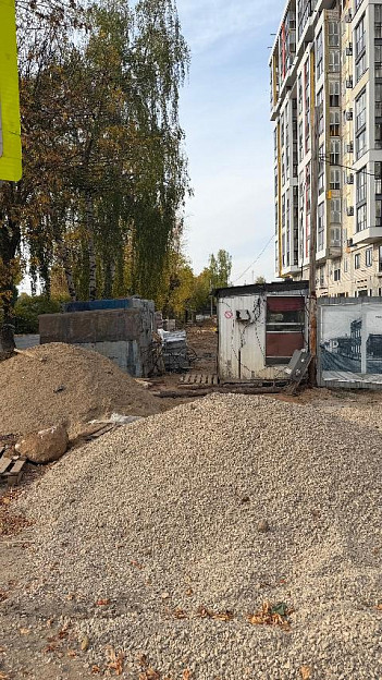 У нового ЖК в Иванове демонтирован тротуар