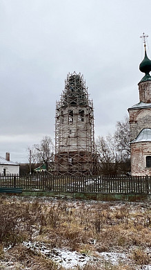 В селе Сербилово вновь принимаются за реставрацию колокольни