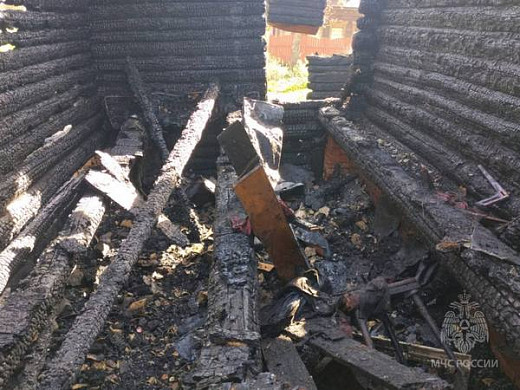  В Комсомольском районе на пожаре погиб мужчина 